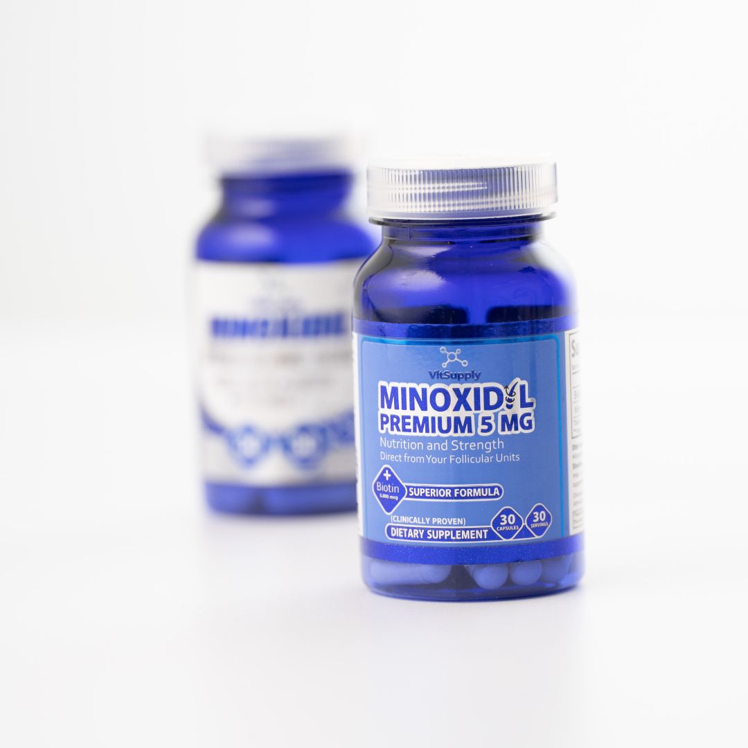 MINOXIDIL ORAL 5MG + BIOTINA 5000MCG