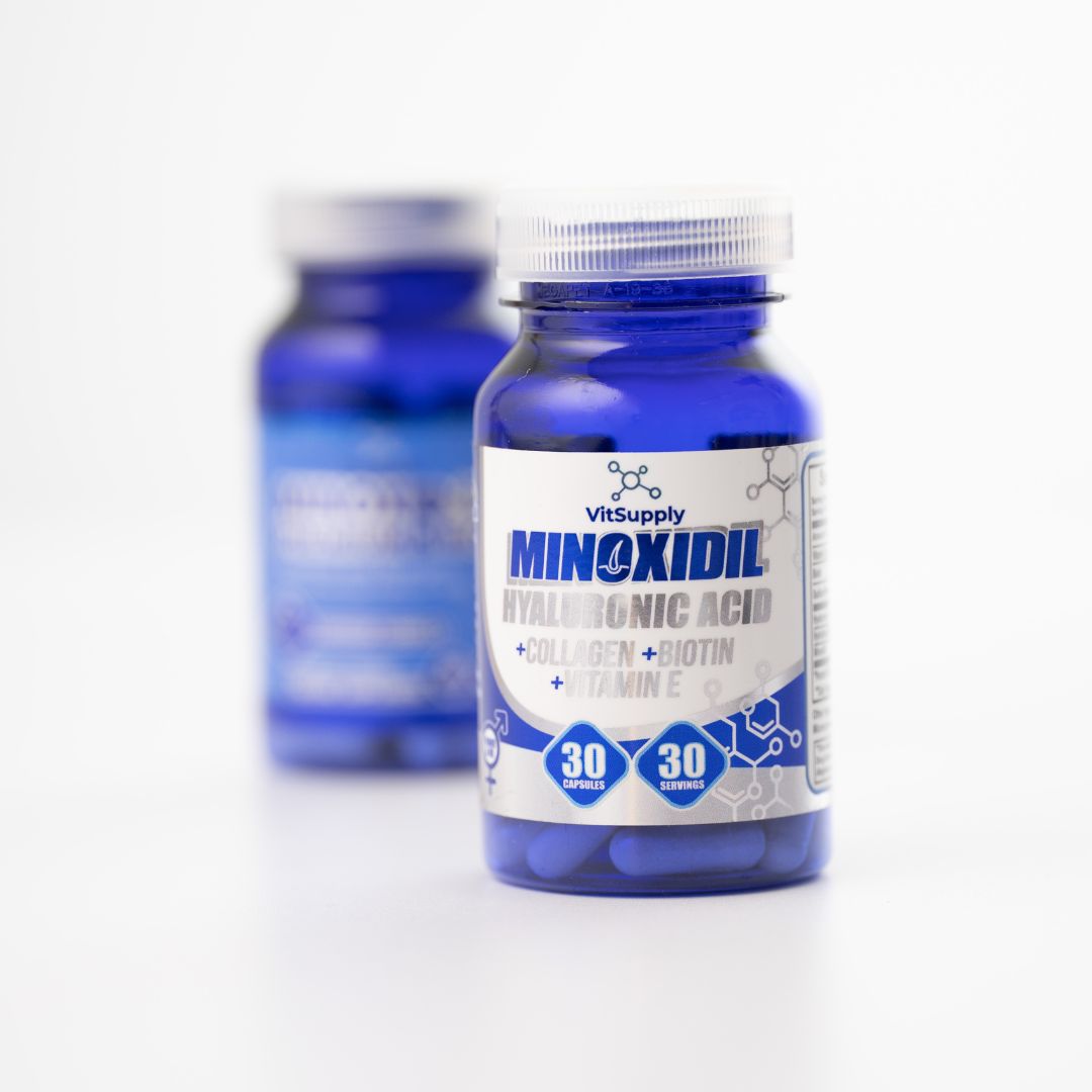 MINOXIDIL 1.5MG + BIOTINA + ÁCIDO HIALURÓNICO + COLÁGENO