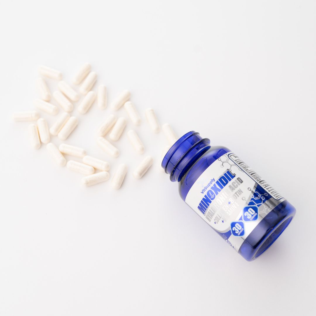 MINOXIDIL 1.5MG + BIOTINA + ÁCIDO HIALURÓNICO + COLÁGENO