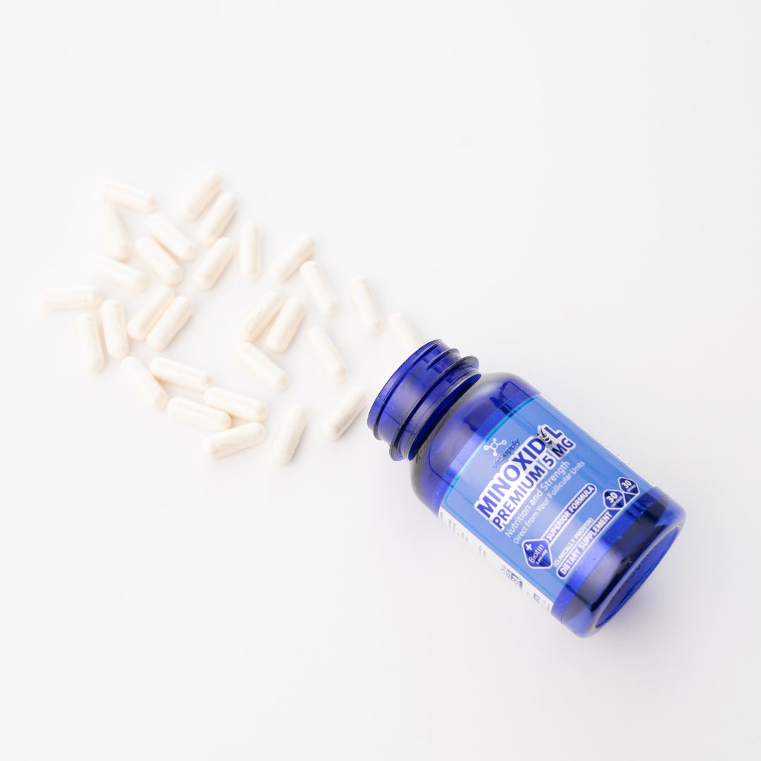MINOXIDIL ORAL 5MG + BIOTINA 5000MCG